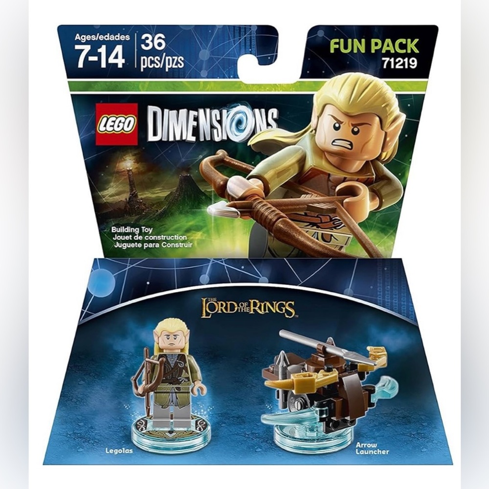 Lot of 5 Lego 71219 Lord Of The Rings LOTR Legolas Fun Pack - LEGO Dimensions